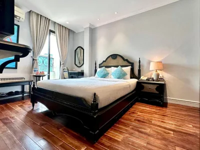 Deluxe matrimoniale o doppia con letti singoli con vista sulla città — Hanoi Graceful Hotel and Travel